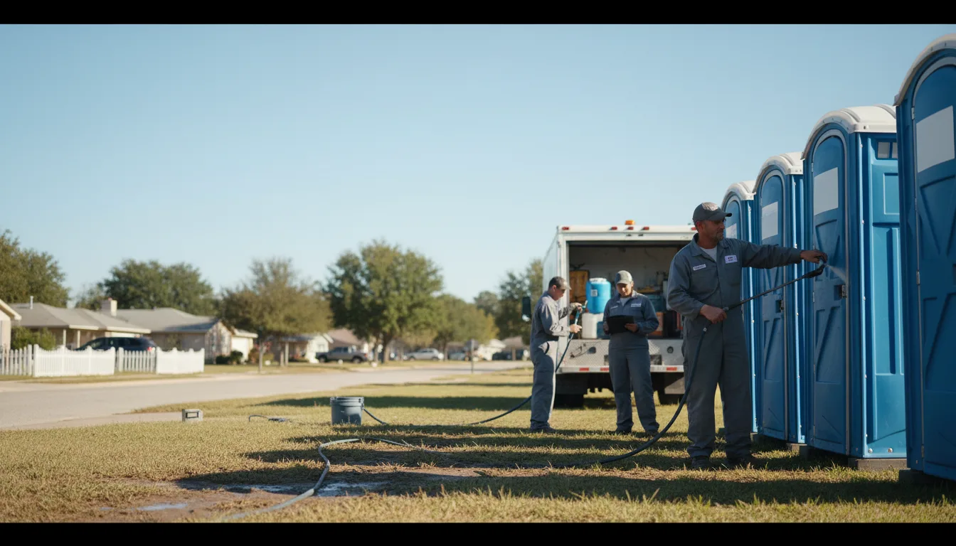 Long-Term Portable Toilet Rental in Lawrence, KS near me